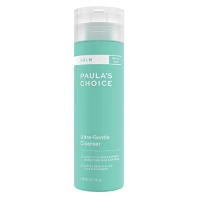 Afbeelding van Paula&#039;s Choice CALM Extra zachte reiniger make up remover voor gezicht en verwijdert onzuiverheden, geschikt de gevoelige huid, met glycerine, alle huidtypes, 198 ml