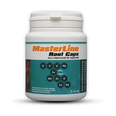 Afbeelding van MasterLine Root Caps 125 mestcapsules voor een duurzame voorziening van waterplanten voedingsstoffen