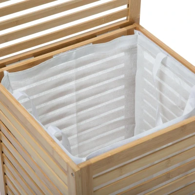 Afbeelding van 5Five Sicela Wasmand 65L Bamboe 40 x 58 CM