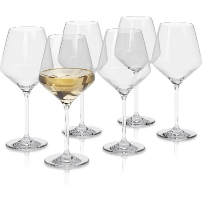 Afbeelding van Eva Trio Legio Nova Glas Wijn Wit 380 ml Set van 6 Stuks Transparant