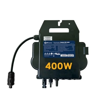 Afbeelding van APsystems EZ1 SPE 400 W micro omvormer met wifi en Bluetooth, PV VDE gecertificeerd, plug &amp; play omvormer, ideaal voor balkoncentrale