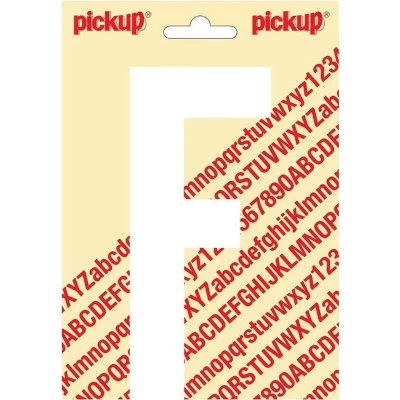 Afbeelding van Plakletter Nobel Sticker letter F Pickup