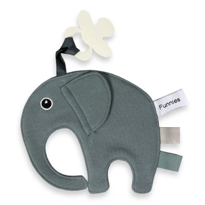 Afbeelding van Funnies Speendoekje Ollie Grey Blue