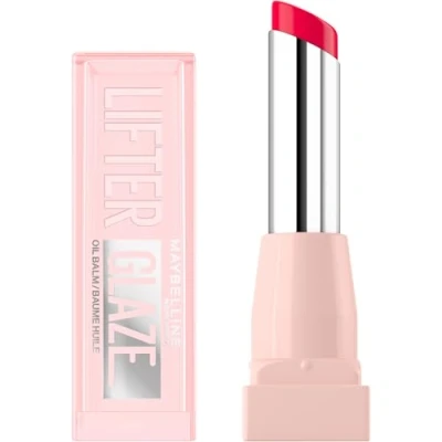 Afbeelding van Maybelline New York Lifter Glaze Oil 004 Cherry Swirl Lippenbalsem Tot 24 uur hydratatie Met glanzende pigmenten 3 gr