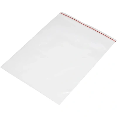 Afbeelding van Hersluitbare zak zonder etiketstrook (b x h) 180 mm 250 Transparant Polyethyleen