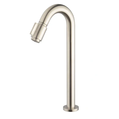Afbeelding van Wiesbaden Victoria luxe fonteinkraan XL 1/2&#039;&#039; geborsteld staal
