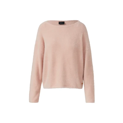 Afbeelding van s.Oliver Black Label Flauschiger MIT Ubootausschnitt Trui, Dames, Maat: 32, Altrosa