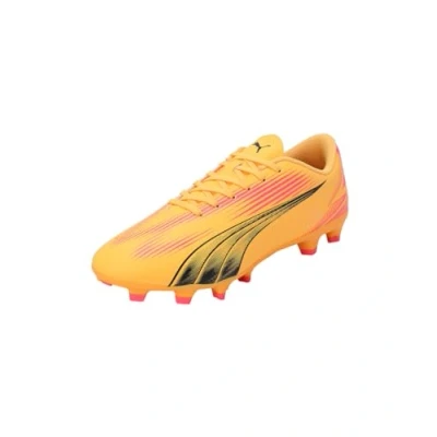 Afbeelding van PUMA Ultra Play FG/AG Voetbalschoenen, uniseks, volwassenen, SUN STREAM BLACK SUNSET GLOW