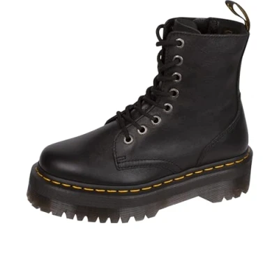 Afbeelding van Dr. Martens 8 ooglaarzen, gemengde rangers, Black Pisa