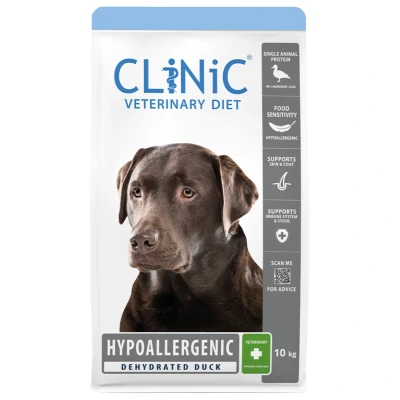 Afbeelding van Clinic Hondenvoer Hypoallergeen Eend 10 kg