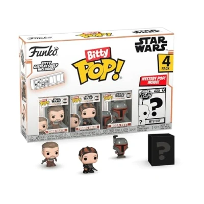 Image de Pack 4 Figurines Funko Bitty Pop Mandalorian Marshal