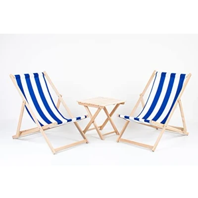 Afbeelding van Merino Wool Houten stoelen + tafel tuinstoelen van hout traditioneel inklapbaar voor strand, tuin, terras
