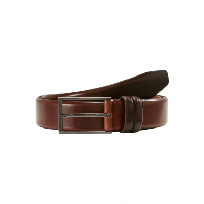 Afbeelding van BOSS Carmello Riem, Heren, Maat: 90, Medium brown