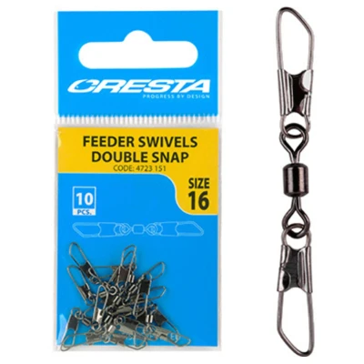 Afbeelding van Feeder Swivels Double Snap (10 pcs)