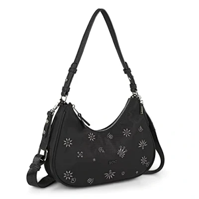 Afbeelding van SKPAT Tassen Dames Stijlvolle Crossbody Bag Tas Elegante Handtassen 314379, zwart