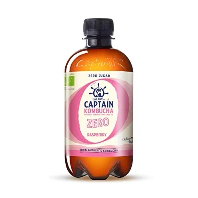 Afbeelding van The GUTsy Captain Kombucha Raspberry Zero 400ML