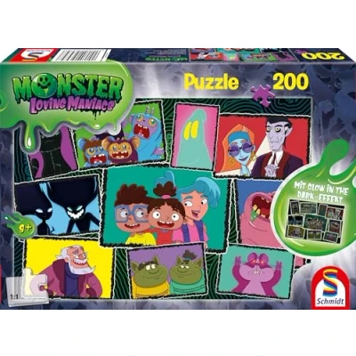 Afbeelding van Schmidt Spiele kinderpuzzel Loving Maniacs Monster Maniacs, fotogalerij, kinderpuzzel, 200 stukjes, 56479