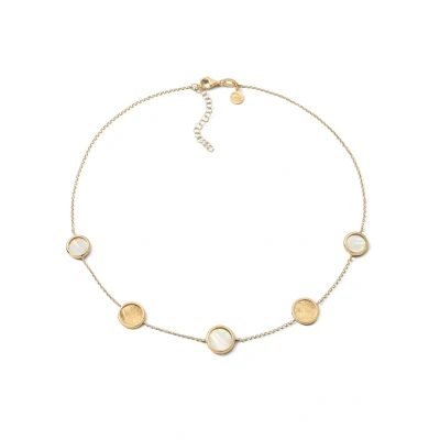 Afbeelding van Casa Jewelry dames Minou Mini ketting verguld in de kleur Goud, maat: 42 47 cm