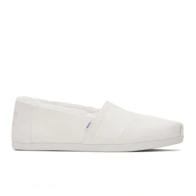 Afbeelding van TOMS Alpargata mocassinzool voor dames, wit/canvas