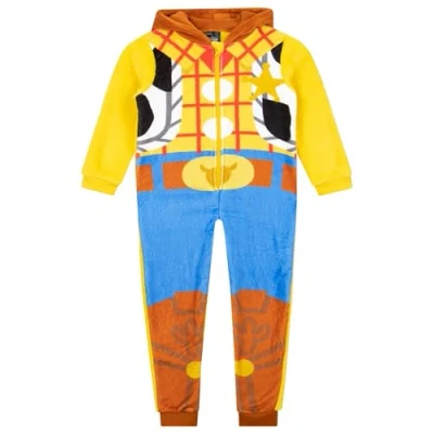 Afbeelding van Disney Toy Story Jumpsuit, overpyjama voor jongens, pyjama kinderen, overall kikker 18 maanden E 8 jaar, Geel.