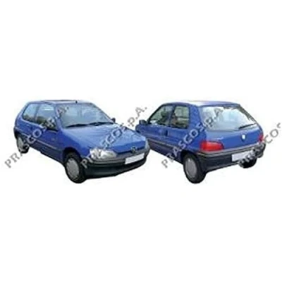 Afbeelding van Buitenspiegel Prasco PG0077123 rechts Met grondlaag Manueel Bol vormig PEUGEOT: 106 II Hatchback