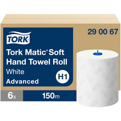 Image de TORK 290067 matic soft towel roll 2 ply white h1 advanced