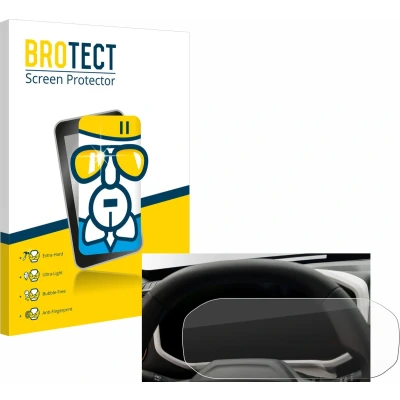 Afbeelding van BROTECT Screenprotector voor Dacia Duster Tacho (2024) Folie Beschermfolie Beschermglas transparant