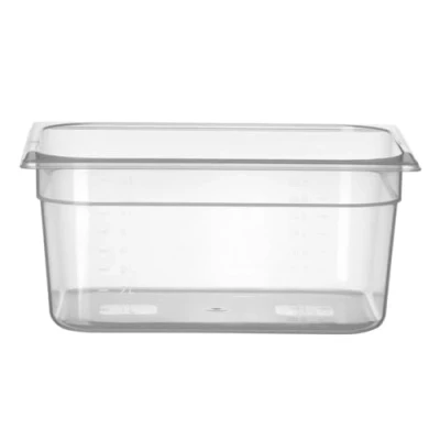 Afbeelding van Hendi GN container polypropyleen geur en smaakvrij 9,5L transparant 325x265x150mm