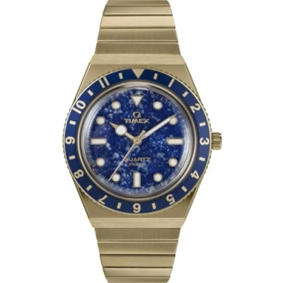 Afbeelding van Timex Q Diver Inspiration TW2V92400 Horloge Staal Goudkleurig Ø 36 mm