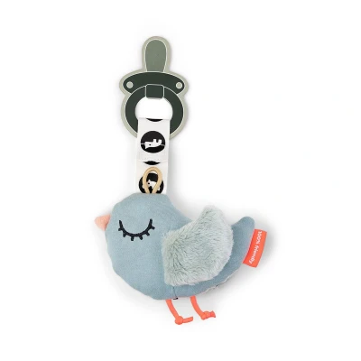 Afbeelding van Done By Deer Knuffeldoekje Cozy Keeper Birdee Blue Maat 0 1jaar