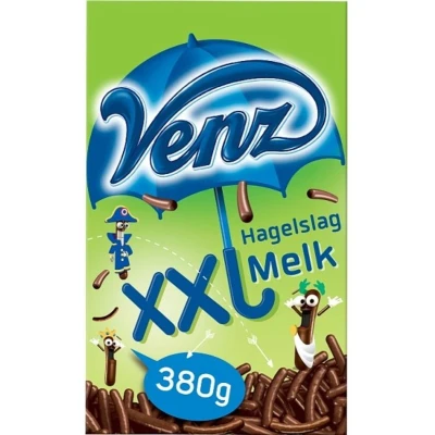 Afbeelding van Venz XXL Hagelslag Melk 9x380g
