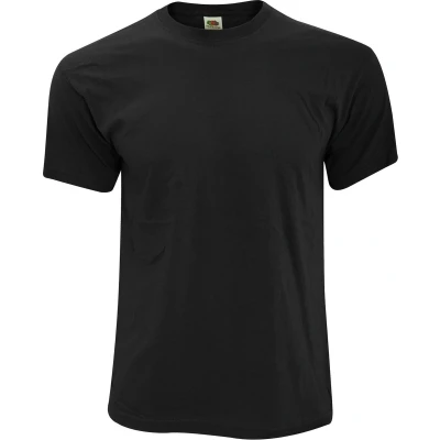 Afbeelding van Fruit Of The Loom T shirt met Korte Mouwen Screen Stars Original voor Heren (XL) (Zwart)