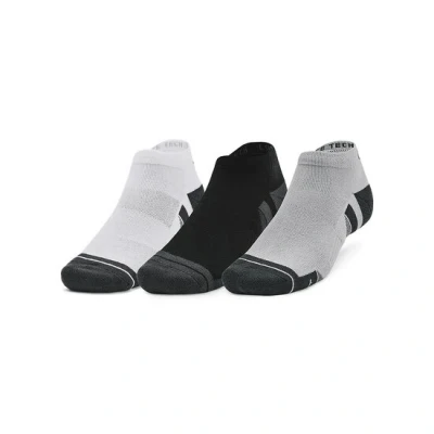 Afbeelding van Under Armour Performance TECH LOW 3 PACK Unisex Sportsokken, Maat: 36.5 42, Mod gray/white/jet gray