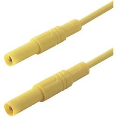 Afbeelding van SKS Hirschmann MLS SIL GG 100/1 Veiligheidsmeetsnoer Banaanstekker 4 mm 1.00 m Geel 1 stuk(s)