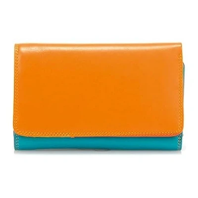 Afbeelding van Mywalit Medium Tri Fold Wallet Outer Zip Portemonnee Copacabana