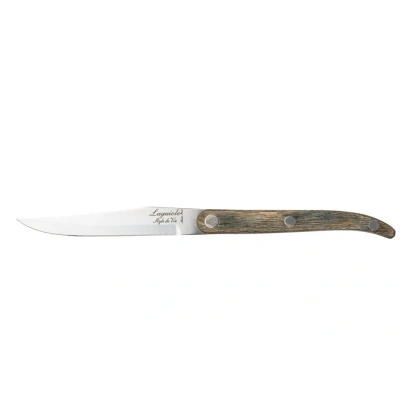 Afbeelding van Laguiole Style de Vie Steakmessen Innovation Line 6 delig Grijs Glad
