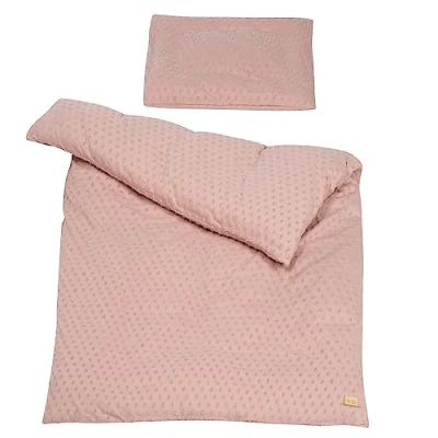 Image de roba Parure de Lit Bébé Bio Lil Planet 2 Pièces 100 x 135 cm + 40 60 Certifiée GOTS et OEKO TEX Rose/Mauve