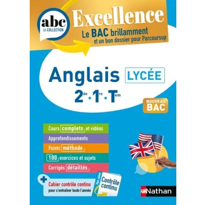 Image de ABC BAC Excellence Anglais 2de, 1re, Term.