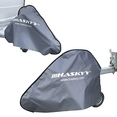 Afbeelding van disselafdekking I Disselkap Disselhoe 90 x 60 cm Waterdicht voor aanhangwagens Caravan Universele