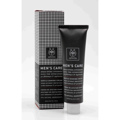 Afbeelding van Apivita Men&#039;s Care Gentle Shaving Crème 100ml Voor Mannen