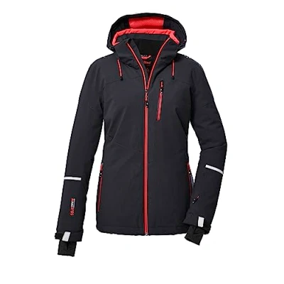 Afbeelding van Killtec KSW 81 Funktions MIT Abzippbarer Kapuze UND Schneefang Winterjas, Dames, Maat: 40, Schwarz
