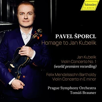 Afbeelding van Pavel Sporcl, Prague Symphony Orchestra, Tomás Brauner Mendelssohn &amp; Kubelik: Homage To Jan Kubelik (CD)