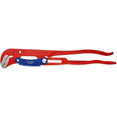 Image de KNIPEX 83 60 020 clé à pipe en forme de S avec réglage rapide rouge thermolaqué 560 mm