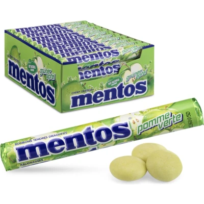 Afbeelding van Mentos Rol Appel Doos 40 Rollen