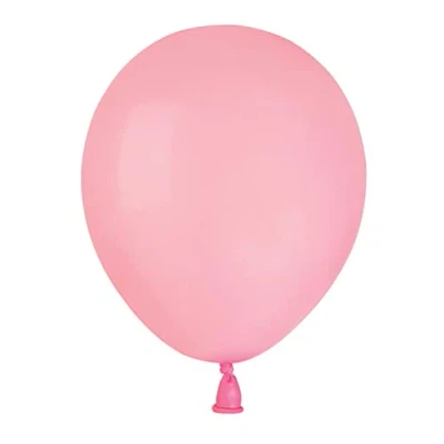 Afbeelding van Set van 100 hoogwaardige natuurlijke latexballonnen A50 (Ø 13 cm/5 inch) roze