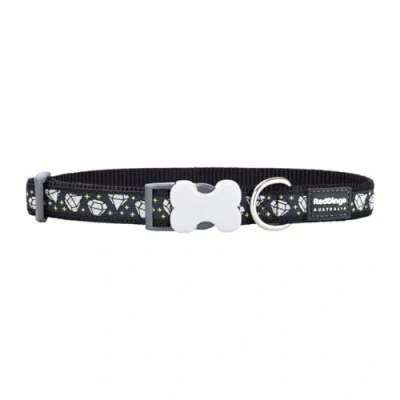 Afbeelding van Hondenhalsband Red Dingo Diamond 20 32 cm Zwart