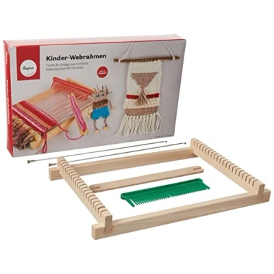 Afbeelding van Rayher Speelgoed/hobby Weefraam 18 x 29 cm met spoel en kam weefbreedte 16