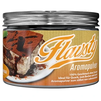 Afbeelding van Flavsty® smaakpoeder Tiramisu veganistisch zonder suiker aromapoeder