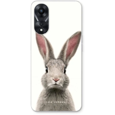 Afbeelding van Case Company® hoesje geschikt voor Oppo A58x Daisy Soft Cover Telefoonhoesje Bescherming aan alle Kanten en Schermrand