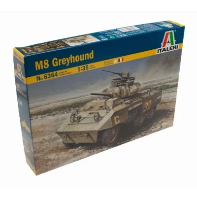 Afbeelding van 1:35 Italeri 6364 M8 Greyhound D Day 80th Anniversary Plastic Modelbouwpakket